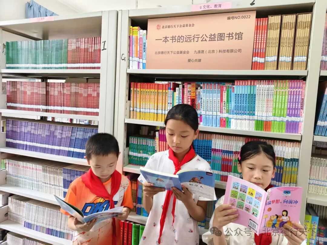 “一本书的远行”助力山阳板岩镇小学图书馆建设